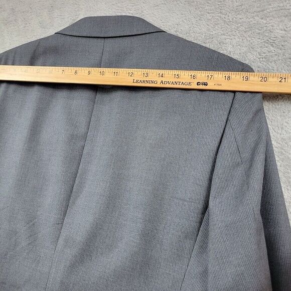 Ermenegildo Zegna Blazer Mens 44R Gray Wool Suit Jacket Casual Saks Fifth Avenue - Picture 7 of 16